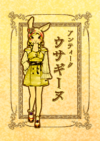 Antique Usagine of rabbits.