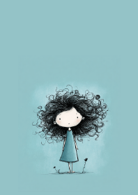 Love my curly hair.