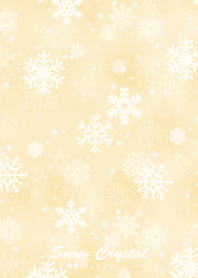 Snow Crystal -Watercolor Yellow-