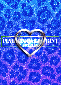 Purple heart Leopard Print