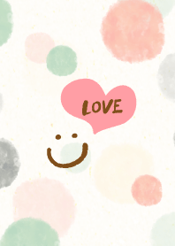 Adult watercolor Polka dot - smile24-