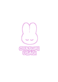 OYASUMI USAGI  - White+ 85 Purple