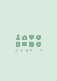 SIMPLE(beige green)V.682b