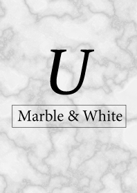 U-Marble&White-Initial