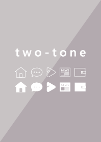 two-tone color -gray-