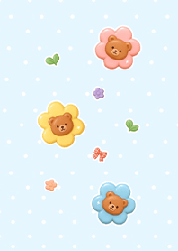 Cute Flower Kuma 1 (Pp)