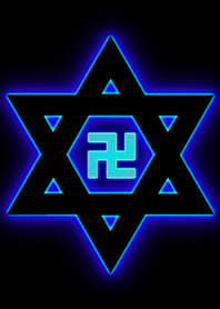△▽卍MANJI Star of David Blue2卍△▽