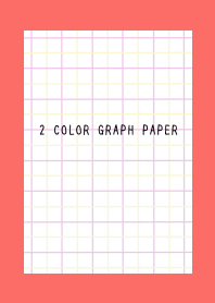 2 COLOR GRAPH PAPERj-PINK&YEL-VERMILION