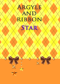 Argyle and ribbon<Star>