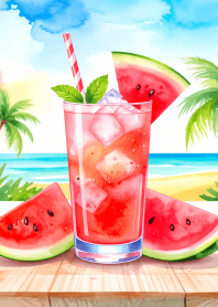 Tropical watermelon drink! Vol.2