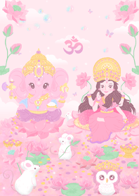 Ganesh & Lakshmi II Moonoiiarch