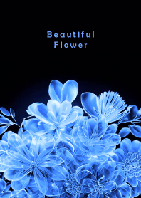 Beautiful Flower-BLUE CRYSTAL 13