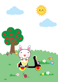 Simple cute rabbit theme (JP)