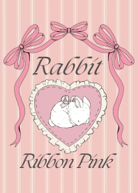 rabbit ribbon  pink