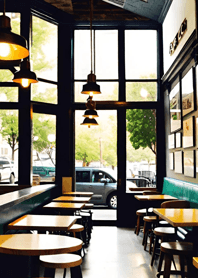 居心地の良いカフェ 27B54a