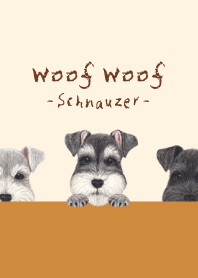 Woof Woof - Schnauzer - AUTUMN COLORS