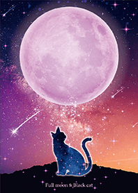 Bring good luck Full moon & Cat 19*