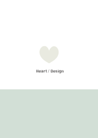 Heart / Design -green-