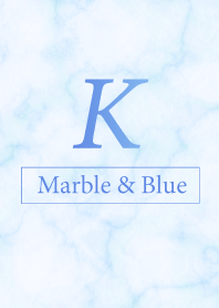 K-Marble&Blue-Initial