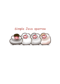 Simple Java sparrow.