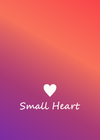 Small Heart *Purple+Orange*