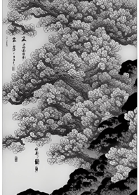Montanhas e mares do ukiyo-e ippZx