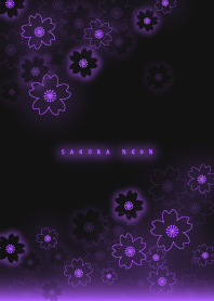 NEON SAKURA PURPLE from JAPAN