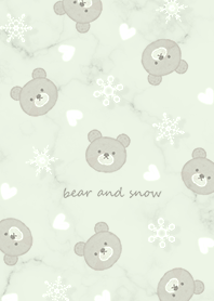 Bear, Snow and Heart pistachio14_1