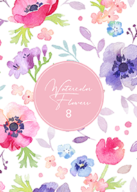 Watercolor Flowers 8