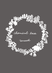 chemical lace wreath