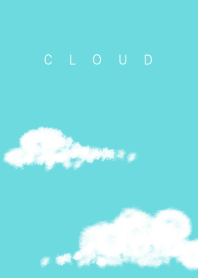 Cloud blue sky