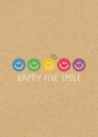 HAPPY FIVE SMILE -CROWN KRAFT 5-