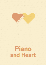 Piano and Heart pokapoka