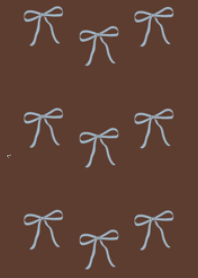 Simple Ribbon (Brown and Light Blue)