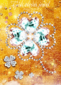 Gold clover jewel2