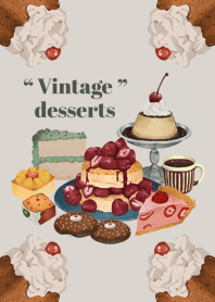 Vintage desserts