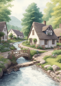 หมู่บ้านริมลำธาร