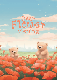 น้องหมีในสวนดอกนีโมฟีเลีย