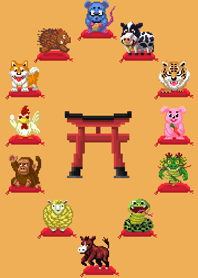 謹賀新年！ドット絵きせかえ