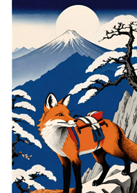 浮世繪登山狐狸 2