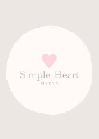 オトナシンプルハートピンク 2 -MEKYM-