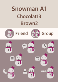 snowmanA1 chocolat13 brown2