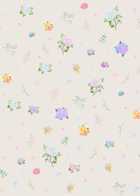 Little Flowers_Beige 01 JP