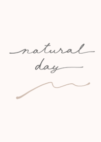 シンプルおしゃれな筆記体ベージュ