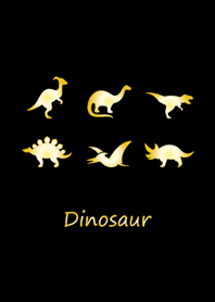 I like dinosaurs the most! (Black gold)