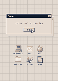 Old Computer 2 (Color)  - Brown Ver.A