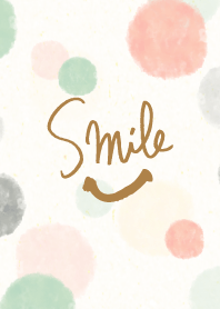 Adult watercolor Polka dot - smile14-