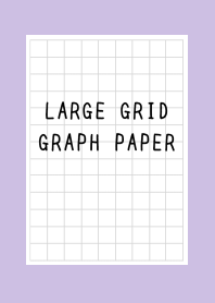 LARGE BLACK GRID GRAPH PAPER-DUSTY PURj