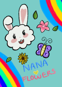 Nana and Flowers