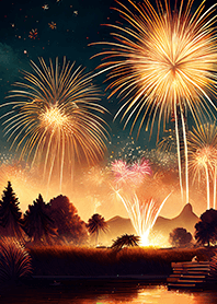 Beautiful Fireworks Theme#839